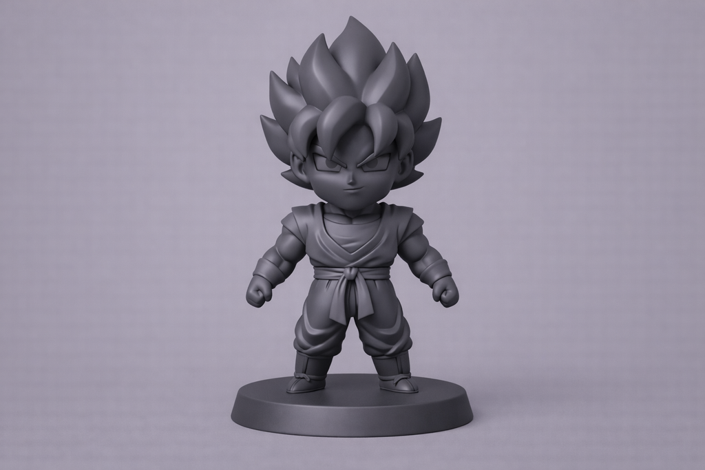 Saiyan Goku Toon Figurine